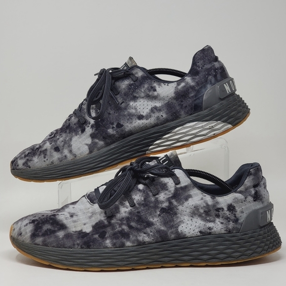 NOBULL ALLDAY RIPSTOP RUNNER Black/ Gray Camo Gum Sole Men's Size 12.5 US - Picture 2 of 10